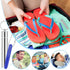 5 Pieces Dental Tools Travel Dental Pick Metal Tooth Scraper Professional Stainless Steel Teeth Cleaning Tools with Holder Case Portable Toothpick...