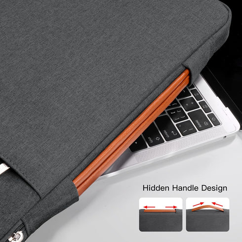 360° Protective Laptop Sleeve for 15.6-16.1 inch, Portable Bag for HP Dell Asus Acer Gaming Notebook Computer with Hard Shell Case, Water-Resistan...
