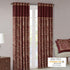 Madison Park Aubrey 2 Panel Curtain Faux Silk Paisley Jacquard, Rod Pocket Curtain for Living Room, Kitchen, Room Darkening Window Drape for Bedro...