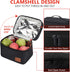 Aosbos Lunch Box Bag for Men Women Insulated Cooler Bags Thermal Bags LunchBag for Food Containers Meal Prep Organizer Adult Lunch Bags for Bento ...