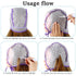3 Pcs Hair Highlighting Cap with Hook Salon Hair Coloring Cap Hair Dye Cap with Holes Hair Frosting Caps for Highlighting Hair Highlight Cap Kit f...