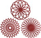 Smithcraft Silicone Trivets for Hot Dishes, Trivet Mat Hot Pads for Kitchen Decor, Trivets Hot Pots and Pans, Heat Resistant Mats Countertop, Roun...