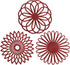 Smithcraft Silicone Trivets for Hot Dishes, Trivet Mat Hot Pads for Kitchen Decor, Trivets Hot Pots and Pans, Heat Resistant Mats Countertop, Roun...