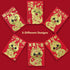 36Pcs Red Envelopes Chinese New Year of The Dragon, Lunar Chinese New Year Red Envelopes 2024, Lucky Money Red Packets Hong Bao with 6 Cute Gold F...