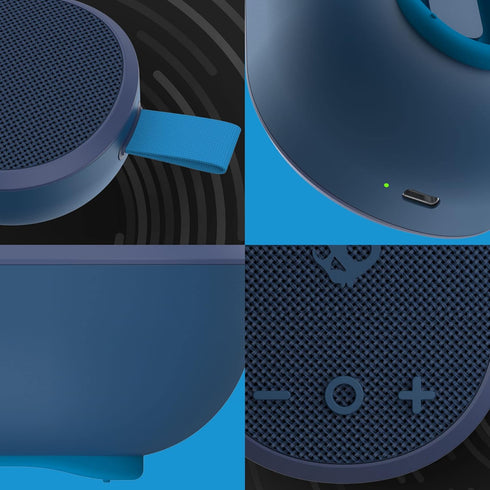 Ounce Wireless Bluetooth Speaker - IPX7 Waterproof Mini Portable Speaker with 16 Hour Battery, Downward Firing Passive Radiator, and Ballistic Nyl...
