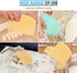 Unicook Dough Scraper, Flexible Bowl Scraper, Nonslip Bench Cutter with Measurement, Pastry Chopper, Multipurpose Kitchen Tool for Dough, Pastry, ...