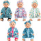 SOTOGO 5 Sets Doll Clothes Outfits Jumpsuits with 5 Headbands for 14 to 17 Inch New Born Baby Doll, 15 Inch Baby Doll and American 18 Inch Doll Cl...