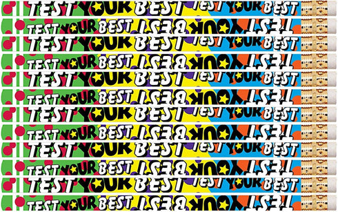 Express Pencils D2476 Test Your Best - 36 Qty Package - Testing Motivational Pencils...