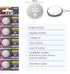 5PCS CR1620 DL1620 BR1620 80mAh Long Lasting 1620 3V Lithium Battery for Car Key Fob Watch Keyless Remote Scale...