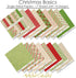 Pattern Paper Pack - Christmas Basics - Scrapbook Premium Specialty Paper Single-Sided 12"x12" Collection Includes 16 Sheets - by Miss Kate Cuttab...