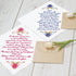 W&F GIFT Embroidered Wedding Handkerchief - Mom, Dad, New Mom, New Dad & Grandma...