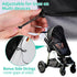 Stroller Mesh Shade Stroller Net Cover Baby Car Seat Carrier Shade-Ventilated and See Through Mesh...