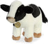 Aurora® Adorable Miyoni® Tots Holstein Calf Stuffed Animal - Lifelike Detail - Cherished Companionship - White 11 Inches...