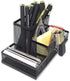 Fengtaiyuan T02 Black-Plus, Big Black Metal Wire Mesh Pencil Holder, Desktop Organizer...