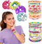 ACTIVITY KINGS 3-in-1 Customizable DIY Hair and Fashion Accessory Gift Set for Girls Ages 6+, Arts and Craft Pack Includes Bracelets, Beads, Scrun...