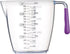 Colourworks Measuring Jug Set, 3-Piece Plastic Measuring Jug with 200, 400 and 900ml Jugs, Purple...