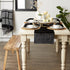 DII Velvet Collection Tabletop, Table Runner, 14x108, Black...