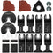 23 PCS Metal Wood Oscillating Multitool Saw Blades, Fit Porter Cable, Black & Decker, Craftsman, Ridgid, Ryobi, Milwaukee, Dewalt, Rockwell Chicag...