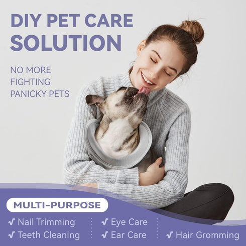 Dog Grooming Hammock Harness for Dogs & Cats with Pet Nail Clipper Trimmer - Cat Hanger Sling for Trimming Clipping Nails- Dog Hammock Restraint B...