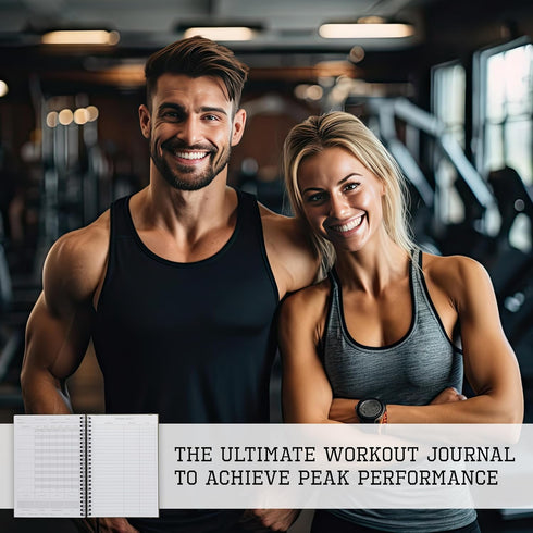 The Ultimate Fitness Journal for Tracking and Crushing Your Gym Goals - Detailed Workout Planner & Log Book For Men and Women - Great Gym Accessor...