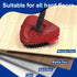 Spin Mop Replacement Head Scrub Brush for Ocedar EasyWring 1 Tank System, Triangle Scrubber Mop Head Shower Floor Scrubber Hard Bristle Cleaning B...