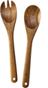 Acacia Wood Salad Serving Set, Salad Serving Spoons for Serving and Tossing, Salad Spoon and Fork Serving Set...