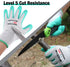 HAUSHOF Gardening Gloves Thorn Proof 3-Pairs Work Gloves, Breathable Garden Gloves Latex Coated with Texture for Women and Men Yard Work, Large Si...