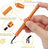 Upgraded All-in-One Magnetic Eyeglass Repair kit with Magnifying Glass, Repair Tool Kit with 12 interchangeable Screwdriver Bits, Nose Pads, Screw...