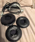 VL90 Velvet Replacement Ear Pads Compatible with Sennheiser HD205 HD215 D225, Audio-Technica ATH-T2, Pro700, Technics RP-DH1200, Pioneer HDJ-2000 ...