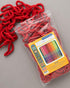 Friendly Loom | 7” Traditional-Sized Red Potholder Weaving Loops | Craft 2 Cotton Potholders...