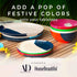 Melamine Side Plates Set of 4, Chip and Break-Resistant, Durable Salad Plates, Kid-Friendly Dessert Plates for Indoor and Outdoor, Dishwasher Safe...