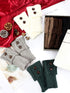 SATINIOR 6 Pairs Women Winter Boot Cuffs Socks Cable Knitted Cuffs Socks Short Knitted Leg Warmers Button Boot Toppers...