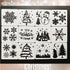 20 Pieces Stencil Template for Painting Reusable Animal Plant Stencil Spring Summer Winter Template, DIY Christmas Stencils for Painting on Wood W...
