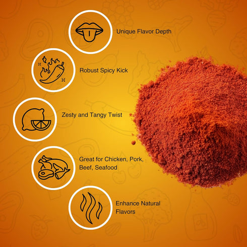 K-Town Krack - Hot Chicken Dust Seasoning - Chicken Wing Seasoning & Spicy Seasoning for Chicken, Beef, Pork, Fish - All-Purpose Seasoning, Spice ...