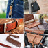 Leather Strap 1 Inches Wide Flat Leather Straps for Crafts, Full Grain Leather Strips for Crafts, Tooling, Belt, Garden Tools (2mm Thick 72 Inches...