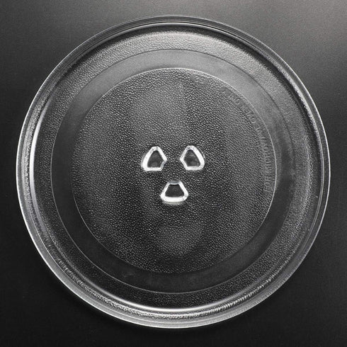 Y Type Coupled 9.6"/24.5 cm Glass Microwave Turntable Plate Compatible for Small Microwave...