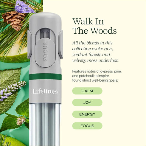 Pen Diffuser in Walk in The Woods Essential Oil Blends - Elegant 1.0mm Ballpoint Tip - Black Pen - Diffuser Pens - Scented Pens - Fun Pens - Aroma...