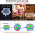 Adpartner Silicone Stretch Lids Pet Food Can Covers (10-Pack, 2.6in+3.74in), Reusable BPA-free Storage Covers for Soda/Beer Cans, Regular and Wide...