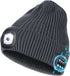 Bluetooth Hat with Light, USB Rechargeable LED Hat with Headphones, Night Lighted Music Beanie, Gifts for Men (Dark Grey)...