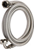 EFIELD Premium Washing Machine Hose with 90 Degree Elbow, Hot or Cold Water Supply Line, 6 Feet, PVC Core with Braided Stainless Steel...