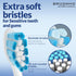 Brushmo Optimal Gum Care Replacement Toothbrush Heads, Compatible with Philips Sonicare Click-on Electric Toothbrush Handles, 8 Standard Replaceme...