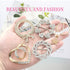 Scarf Tie Buckle Rings for Women,12PCS Metal Party T Shirt Pearls Rhinestone Clips,Clothes Corner Knotted Button for Women Girls Decorative Access...
