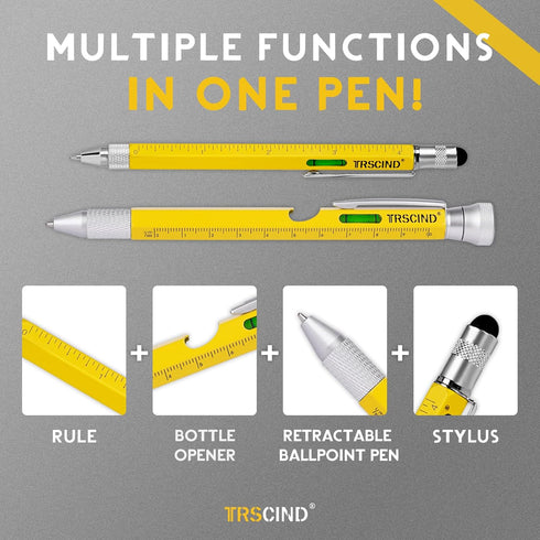 Gifts for Men Dad Husband Christmas, Anniversary Birthday Gifts Idea for Him, Fidget Pen, 10 in 1 Multitool 2pc Set, Stocking Stuffers for Men, To...