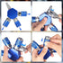 Connect Fittings Air Splitter, 1/4 Inch NPT 3-Way Air Manifold With 3 Pieces Brass Industrial Quick 1/4NPT Couplers And Plug, Hex Style Air Compre...