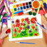 60 Pcs Short Handle Small Paint Brushes for Kids, Teens, Paintbrushes Bulk for Detail Painting (Round Brushes)...