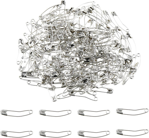 100PCS Sewing Craft Supply Metal Curved Safety Pin for Quilting and Knitting Banana Pin 28MM for Quilting Sewing Knitting and Jewellery Making...