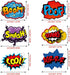 Blulu 30 Pieces Hero Themed Party Decorations, Fun Hero Sign Cutouts Signs Paper Cardboard Cutouts...