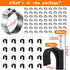 80PCS 1/2inch Stainless Steel Pex Cinch Clamp Rings plus 3/4inch Half Clamp J-Hook with Nails for Pex Tubing Pipe...