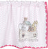 EVERYDAY KIDS Precious Moments Noah’s Ark Window Valance for Toddler and Baby Girls Animal Image of Giraffes, Tigers and Elephants on The Ark with...