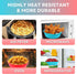 2 Pcs Air Fryer Silicone Liners | Air Fryer Liners with Handle | Silicone Air Fryer Liners Reusable | Air Fryer Basket | Air Fryer Accessories | 8...